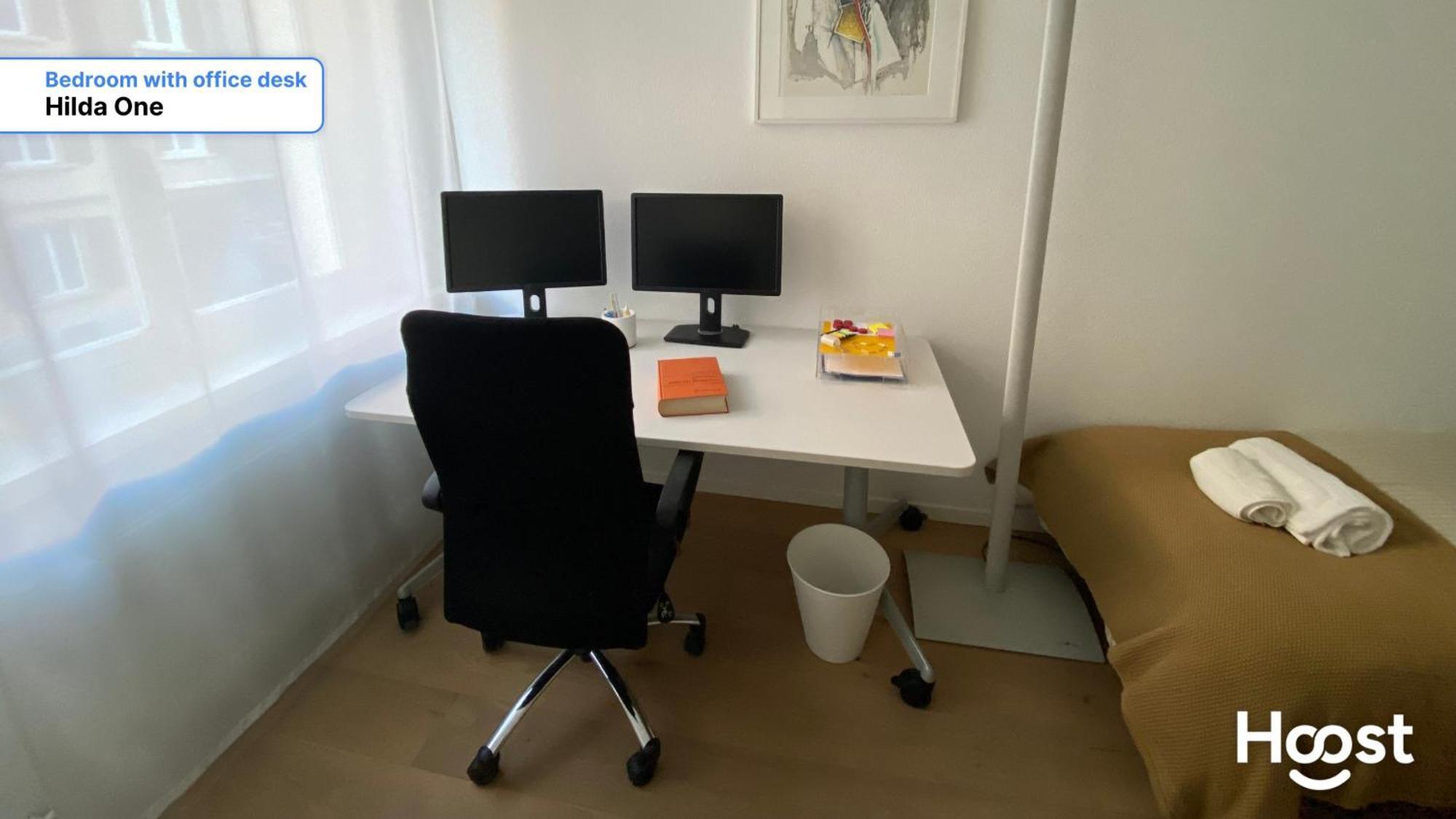 H1 With 4,5 Room, Bathroom, Kitchen, Central, Quiet & Modern With Office Zürich Eksteriør bilde